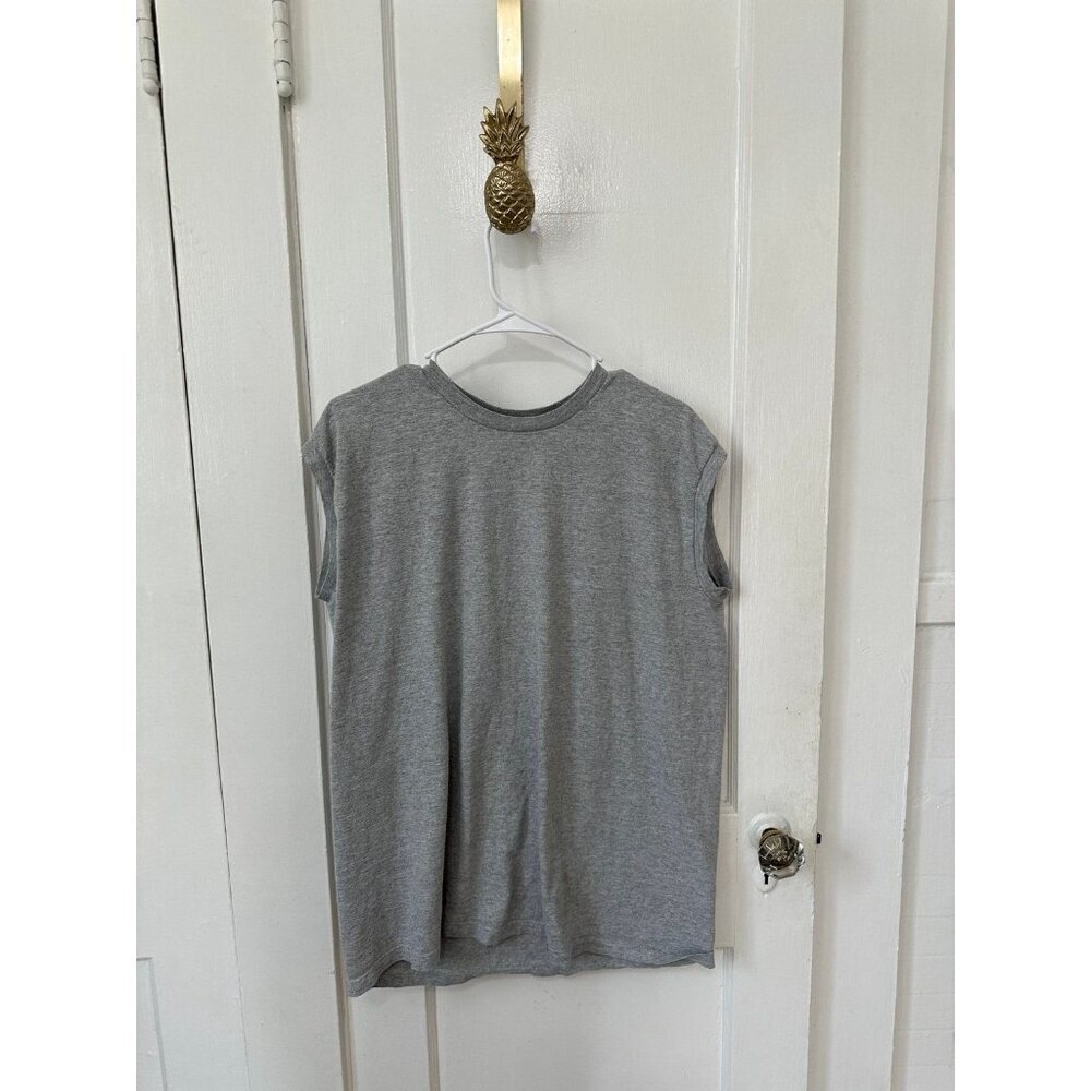 Jerzees men’s size large gray tank top shirt